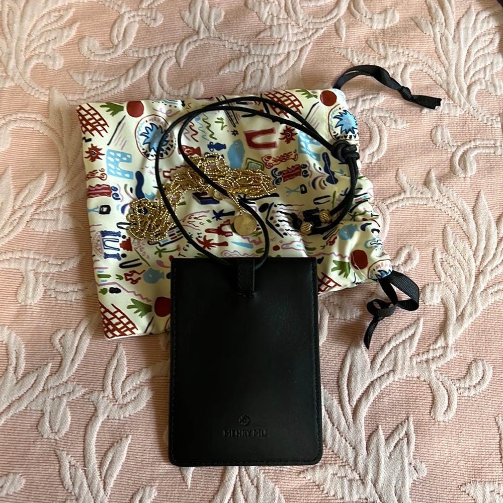 Mehry Mu Leather flap Crossbody bag
